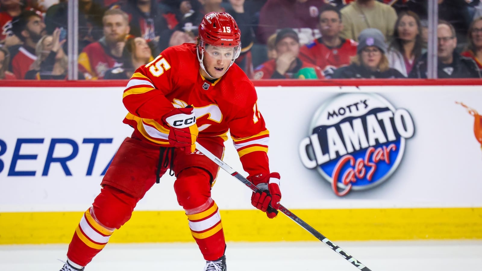 Flames recall forward Dryden Hunt from the AHL’s Wranglers, return Clark Bishop to the AHL