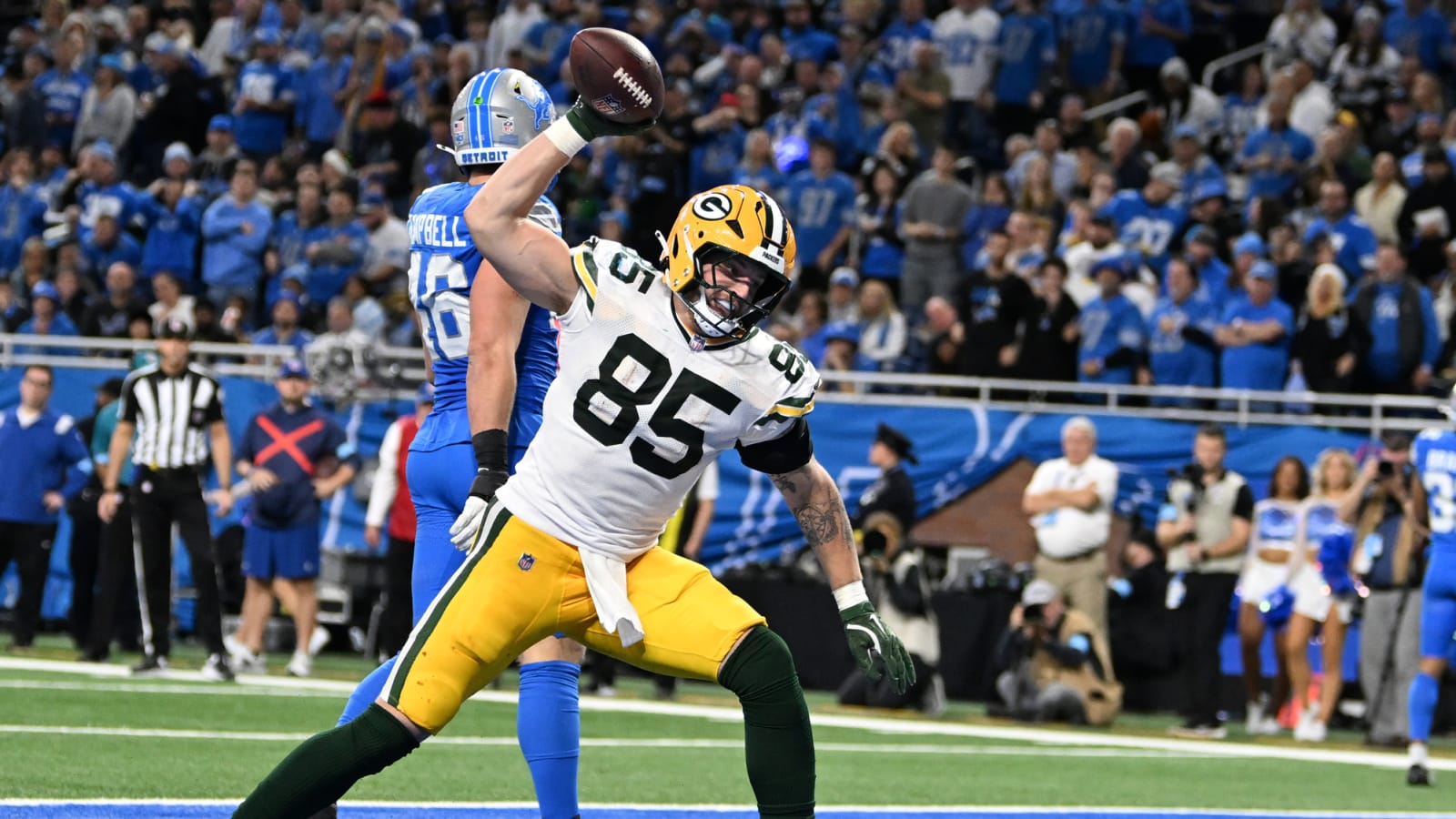 Kerby Joseph Throws Shade at Packers TE Tucker Kraft After Lions&#39; Win, Kraft&#39;s Pregame Comments