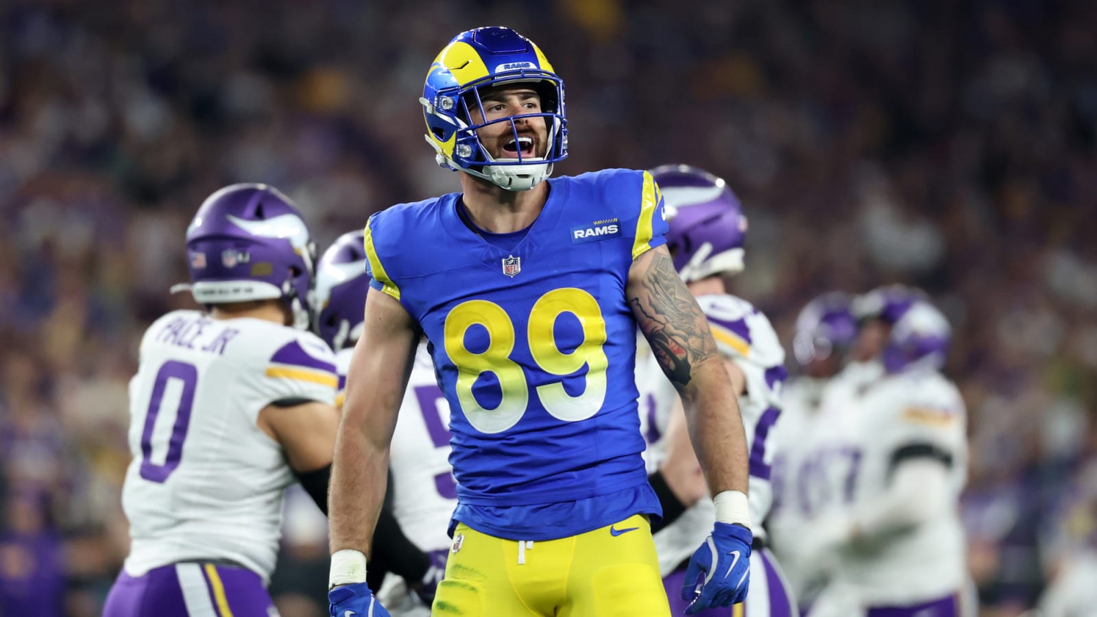Rams TE taken to hospital with chest injury