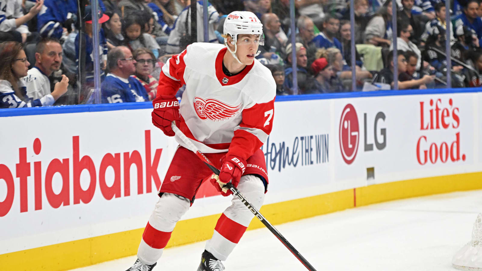 Red Wings recall top defense prospect on emergency loan