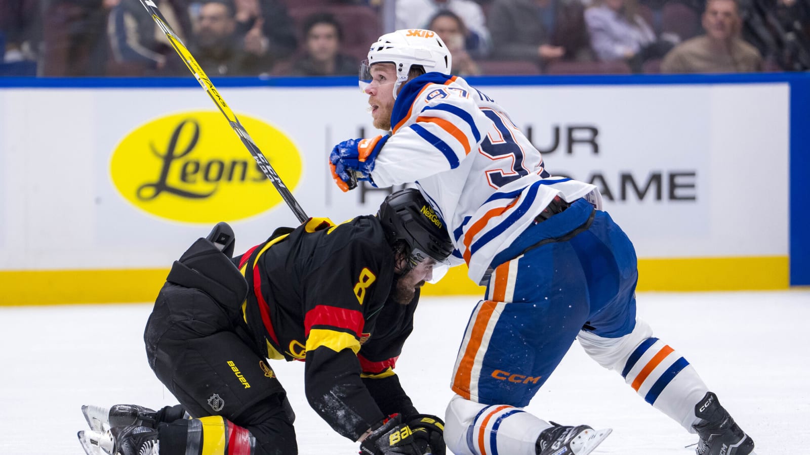 Bieksa shares his bold take on McDavid's controversial cross-check