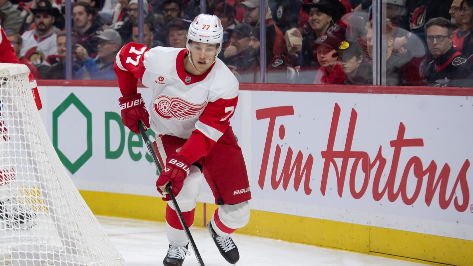 Red Wings’ Edvinsson, Chiarot Won’t Play vs. Blues