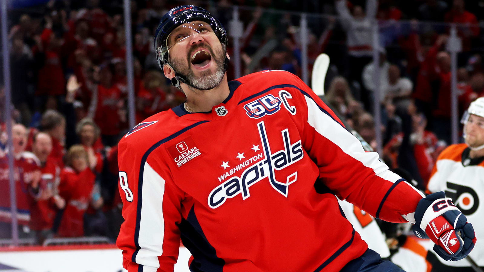 Watch: Alex Ovechkin scores goal No. 888 vs. Flyers