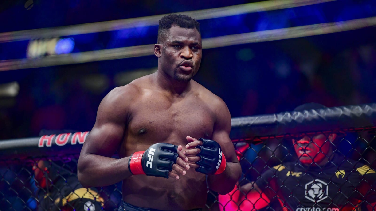 Francis Ngannou provides tentative timetable for return after knee surgery