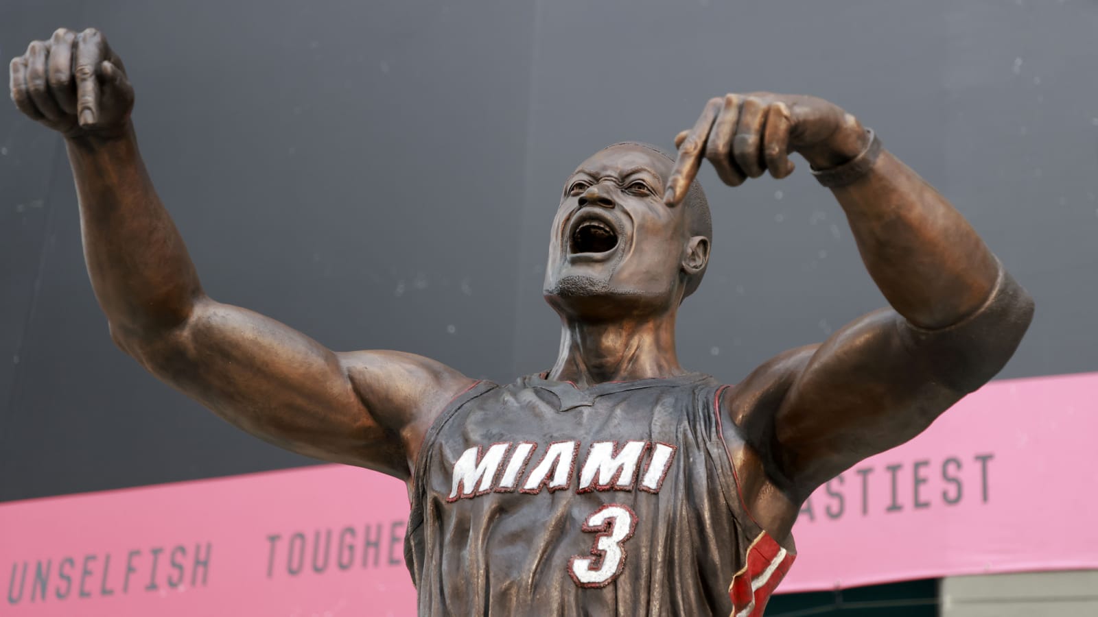 Here’s the Truth About Dwyane Wade’s Viral Miami Heat Statue