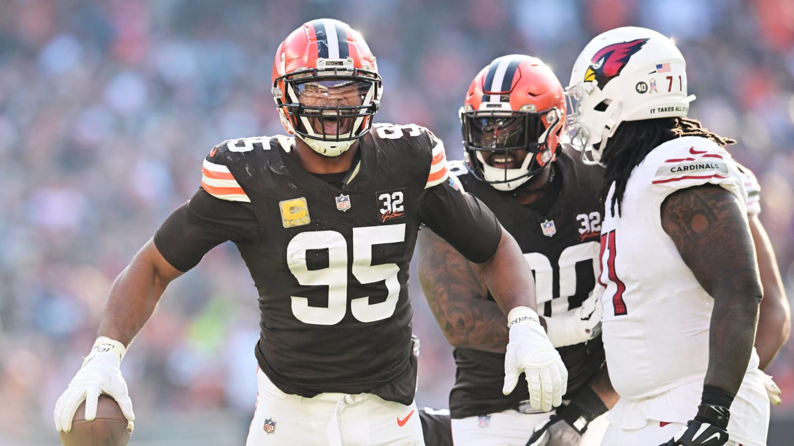 Myles Garrett Sounds Off on T.J. Watt Debate