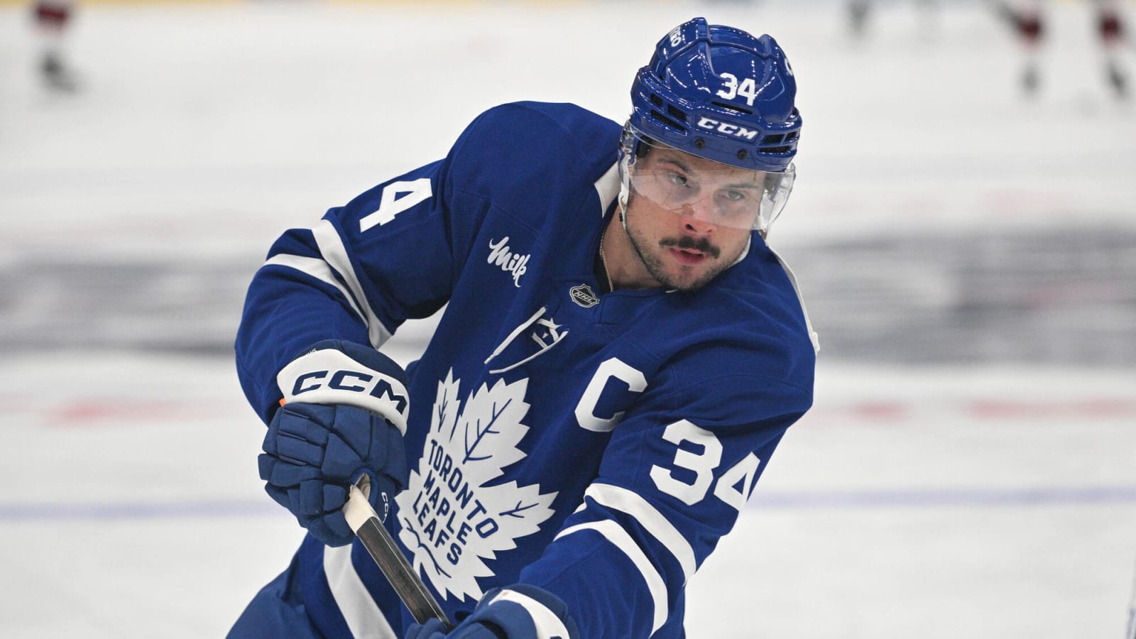 Matthews Left Maple Leafs Practice with 'Upper-Body' Injury
