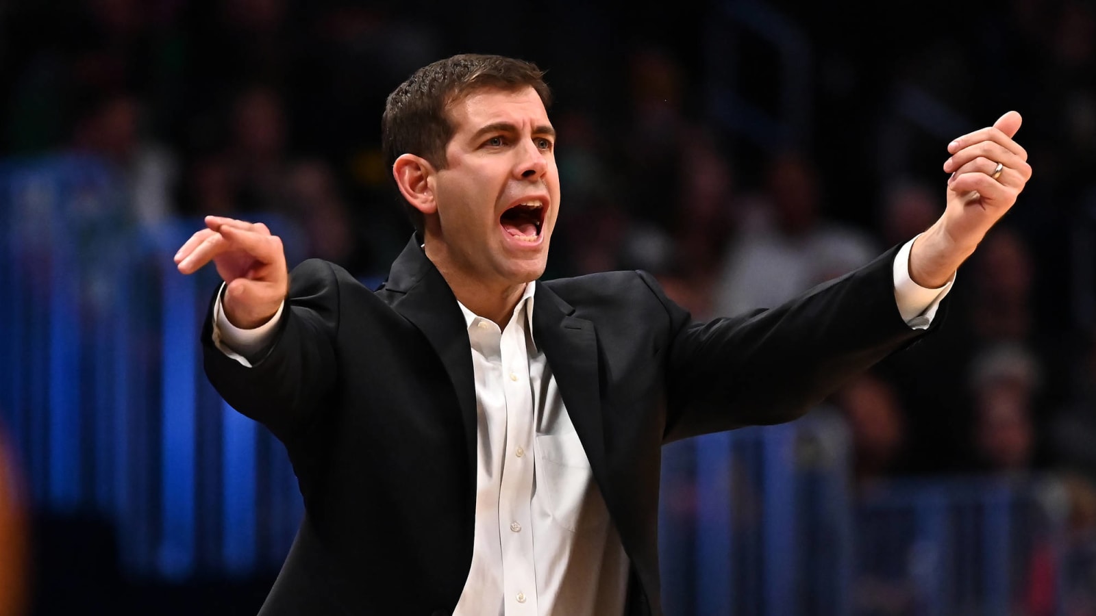 Brad Stevens jokes about getting caught swearing on coach’s challenge