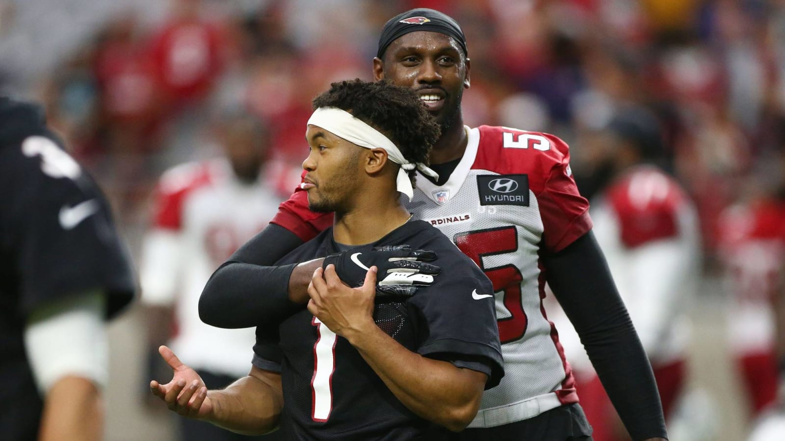 Cardinals' Chandler Jones, Kyler Murray trade hilarious barbs