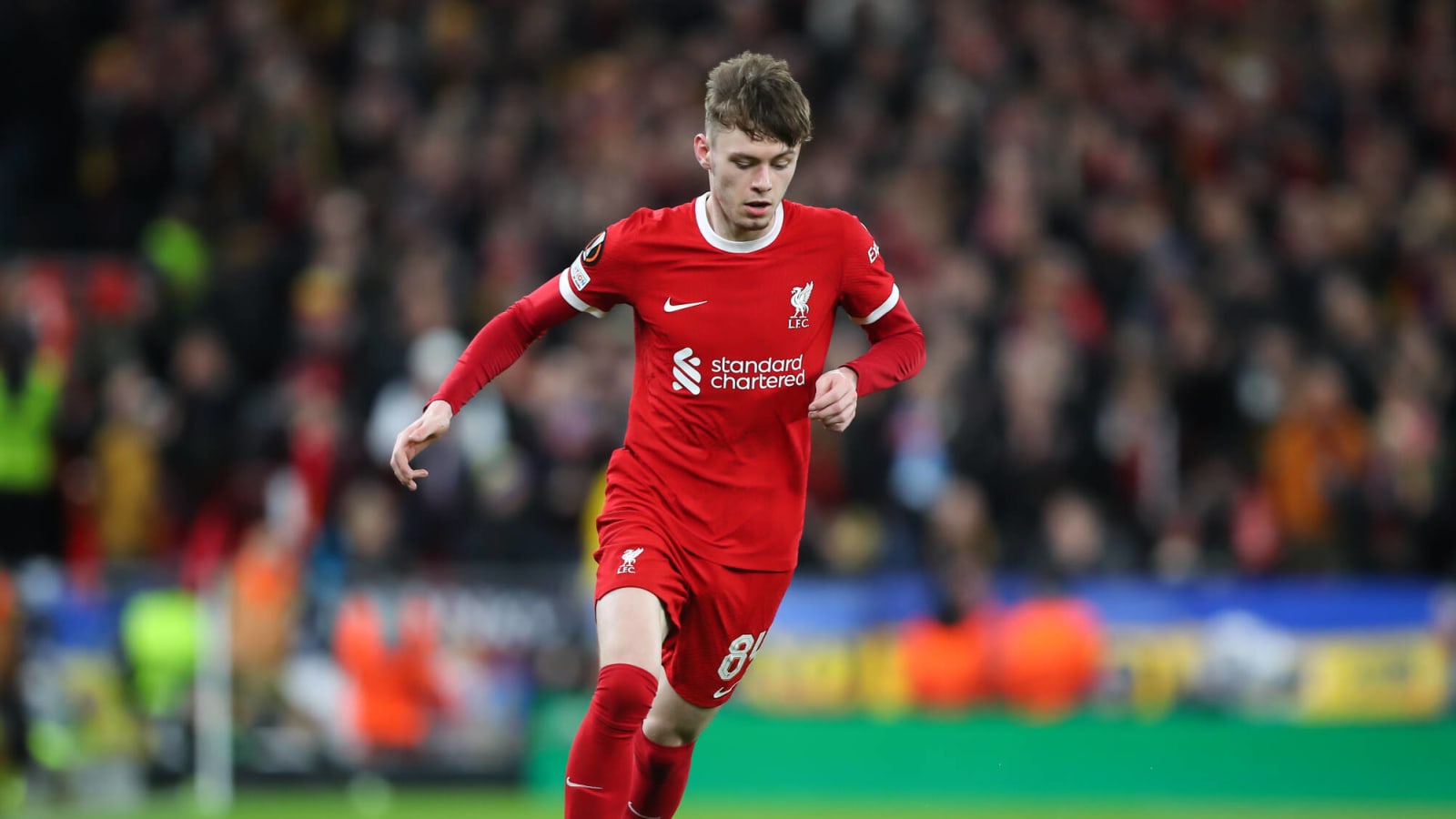 Conor Bradley blown away by 19-year-old Liverpool player last night vs Sparta