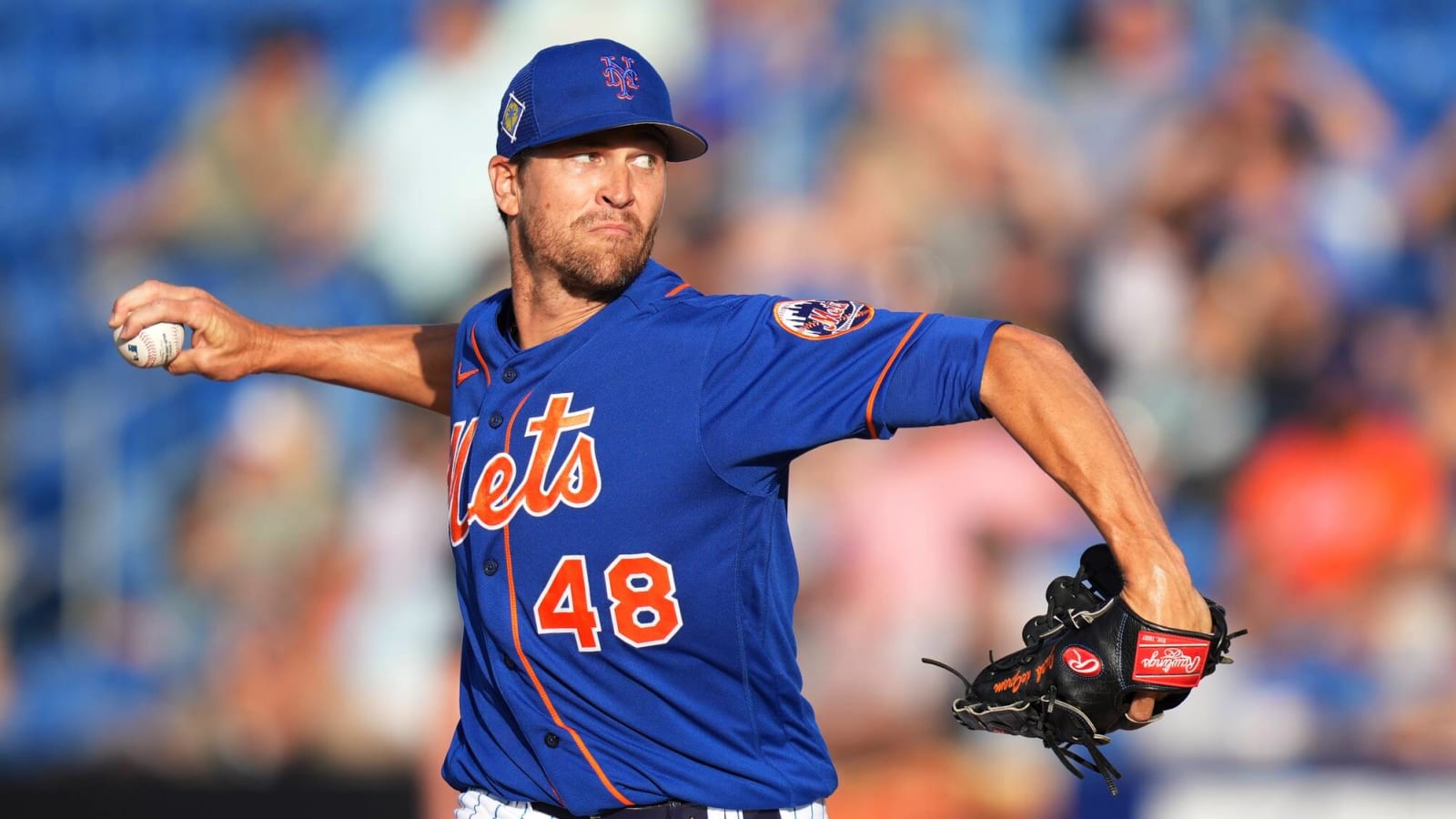 Mets ace Jacob deGrom throws live batting practice Wednesday