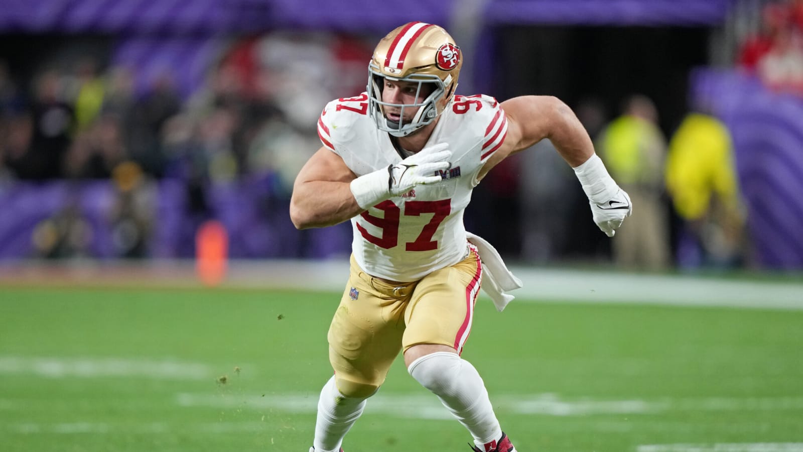 Can 49ers DE Nick Bosa dominate again? ESPN predicts his 2024 sack total