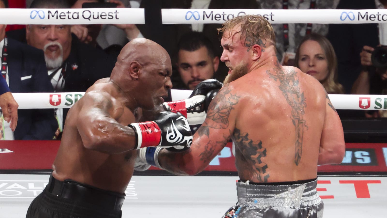 Mike Tyson Reveals Why He Kept Biting His Glove During Jake Paul Fight
