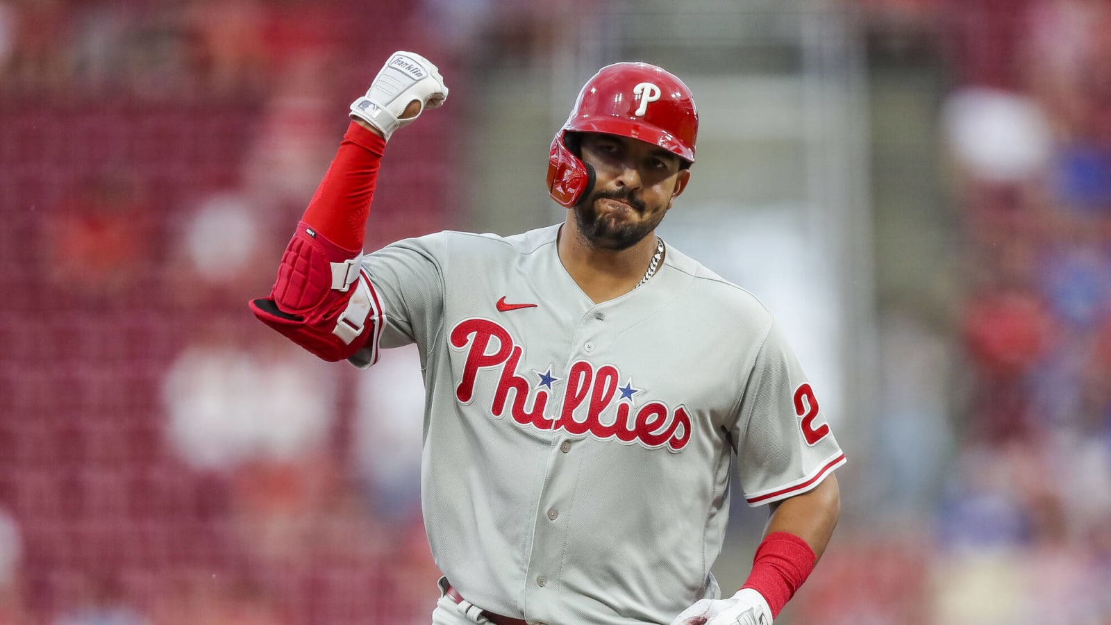 Phillies place Darick Hall on IL with thumb sprain