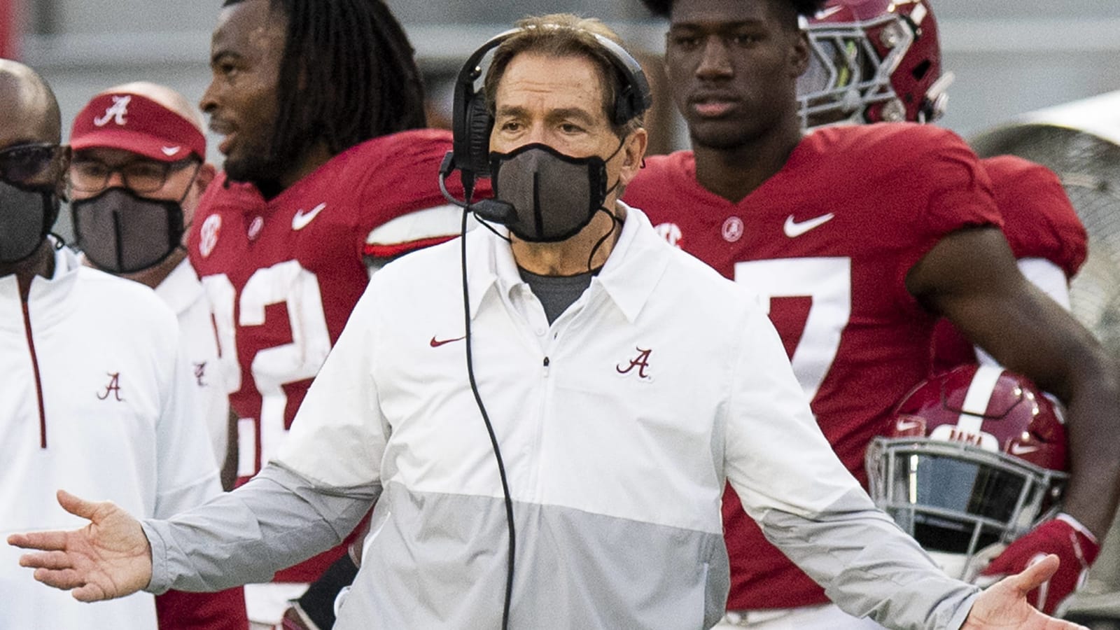 Nick Saban tests positive for COVID-19, won't coach vs. Auburn