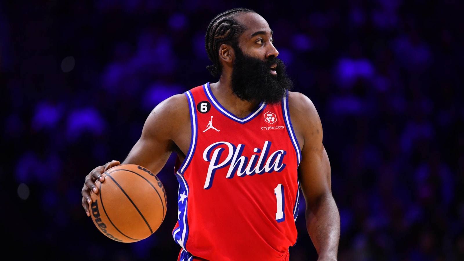 Harden ties 76ers' franchise record with 21 assists in win