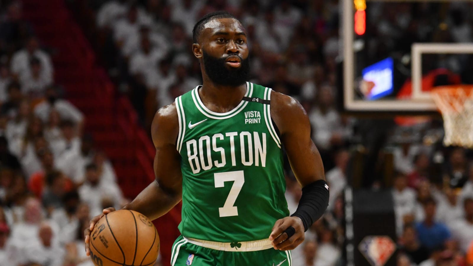 Jaylen Brown had incredible reaction to Jimmy Butler 3-pointer