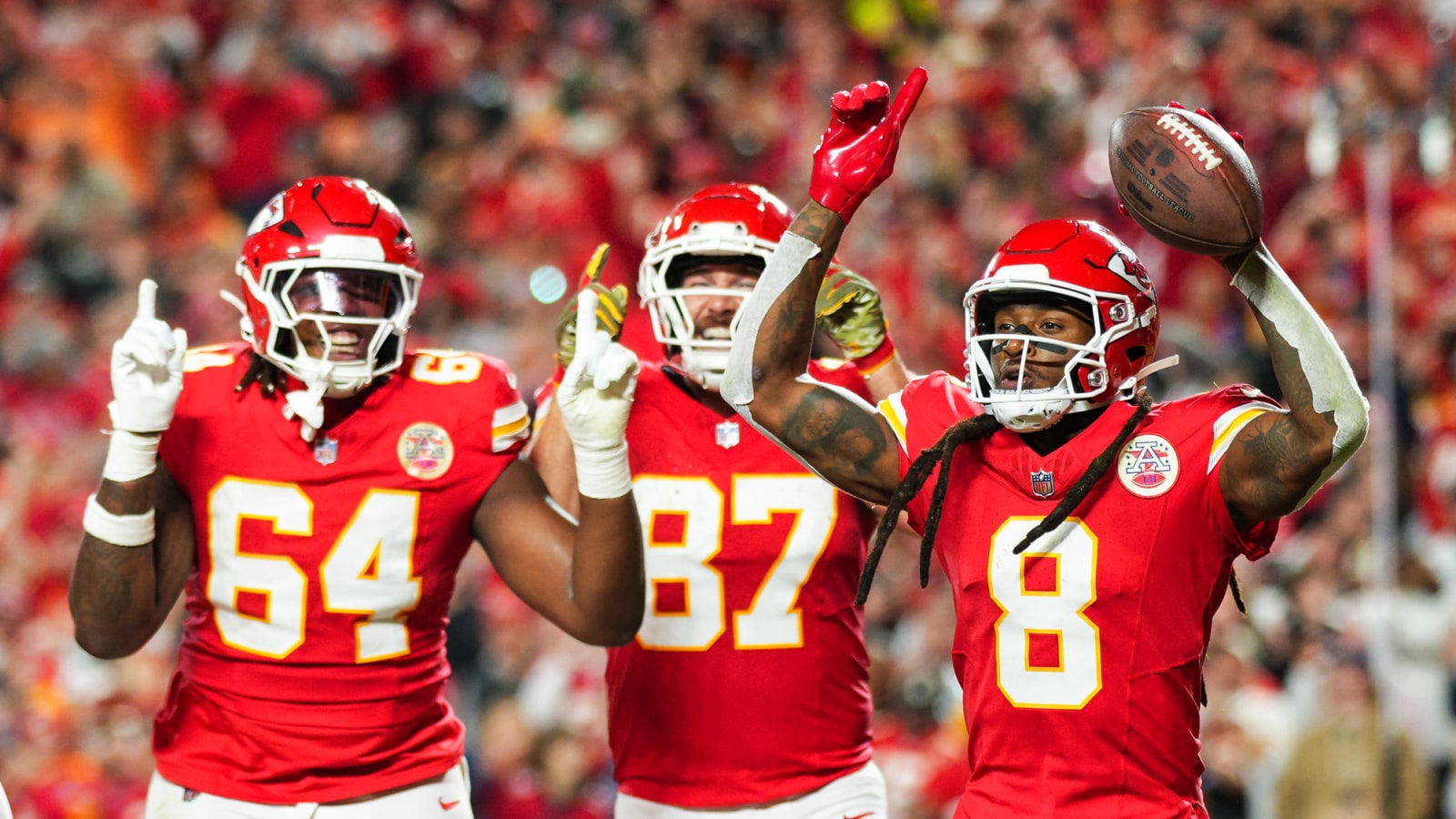 Watch: Hopkins hit the perfect celebration after first Chiefs TD