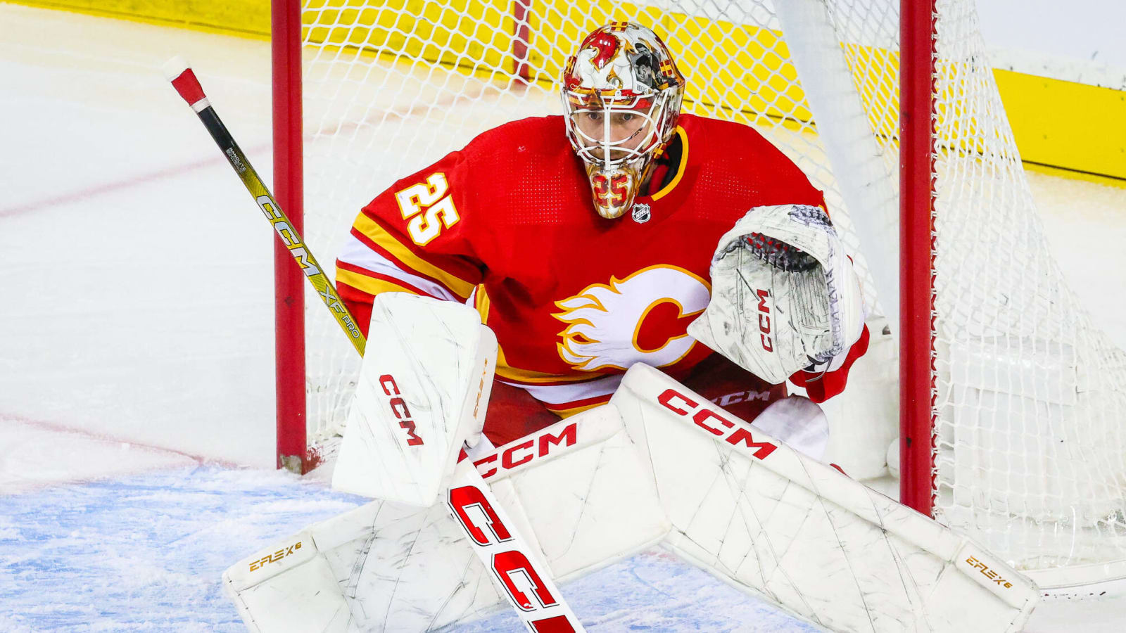 Flames have received trade interest in veteran netminder