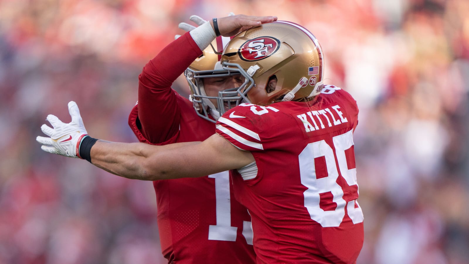 49ers&#39; Logan Thomas praises leadership, intensity from Brock Purdy, George Kittle
