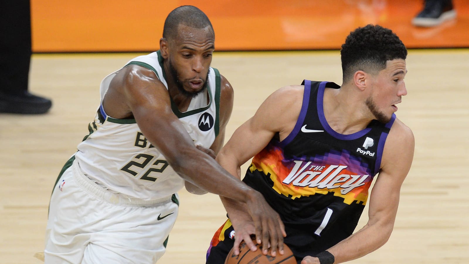 NBA Finals foes Khris Middleton, Devin Booker now Olympic teammates
