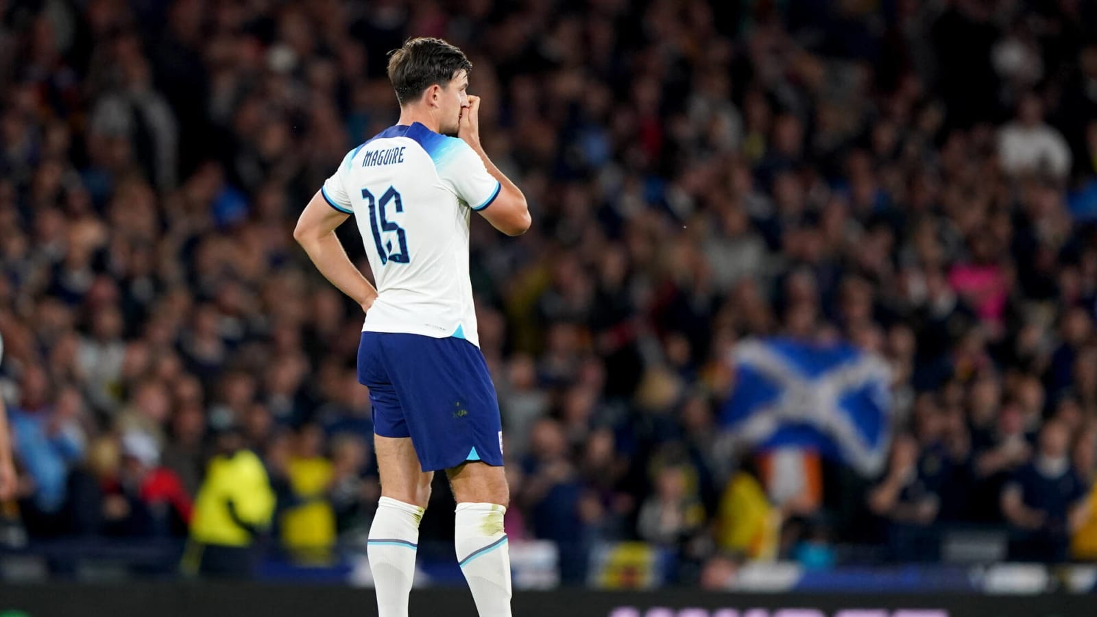 (Video) Harry Maguire scores England own goal vs. Scotland