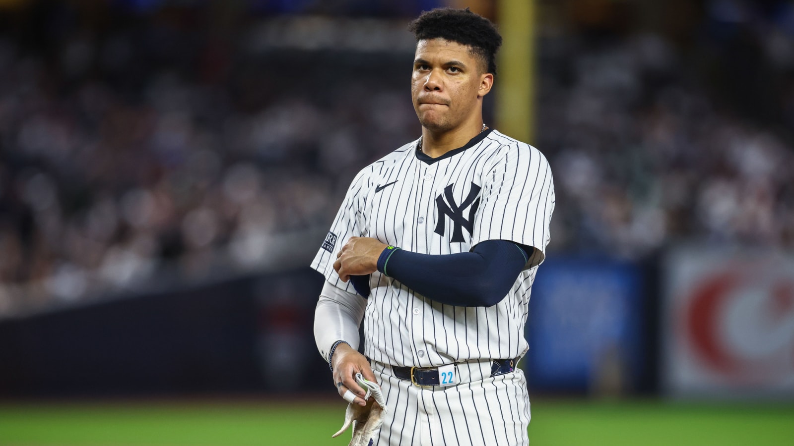 Yankees' Juan Soto speaks carefully about Mets' free-agency pursuit