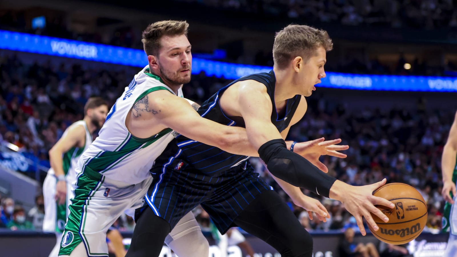 Watch: Luka Doncic, Moe Wagner get double technicals in scuffle