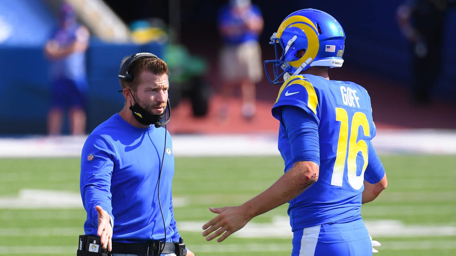 Rams' Jared Goff downplays criticism from Sean McVay