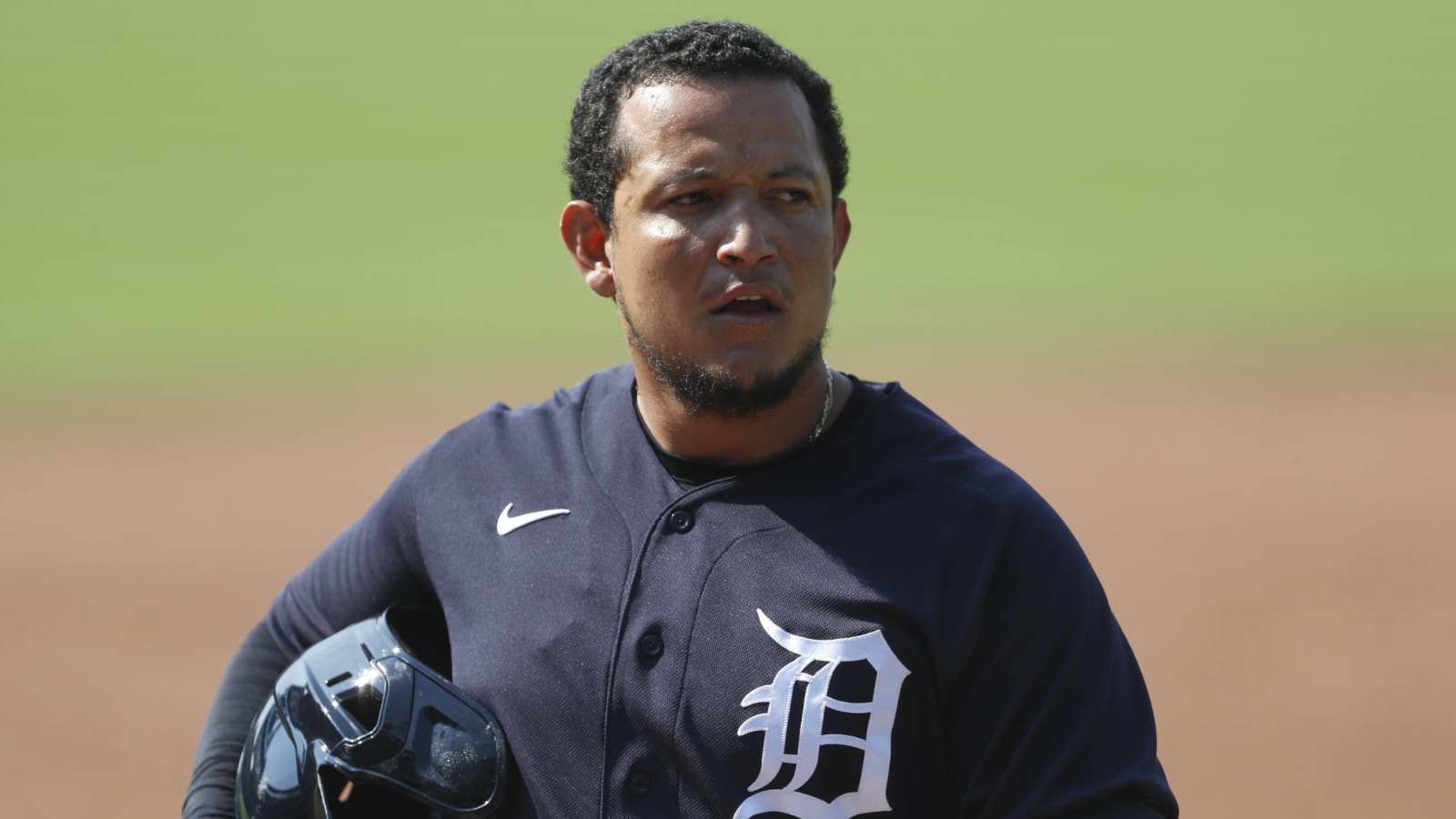 Watch: Miguel Cabrera takes grounders at shortstop, looks slim