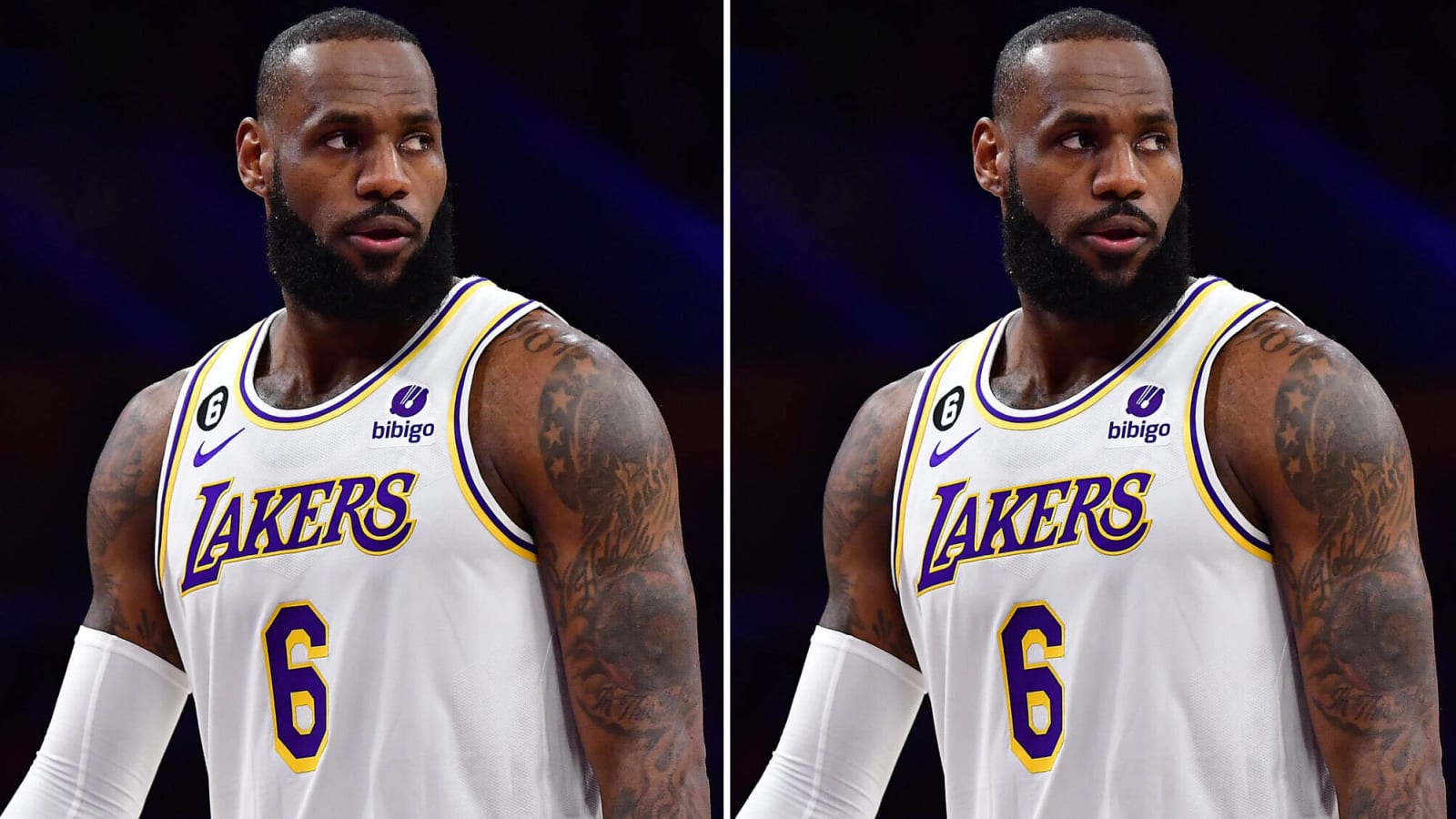 Double Vision: Lakers’ LeBron James serves notice
