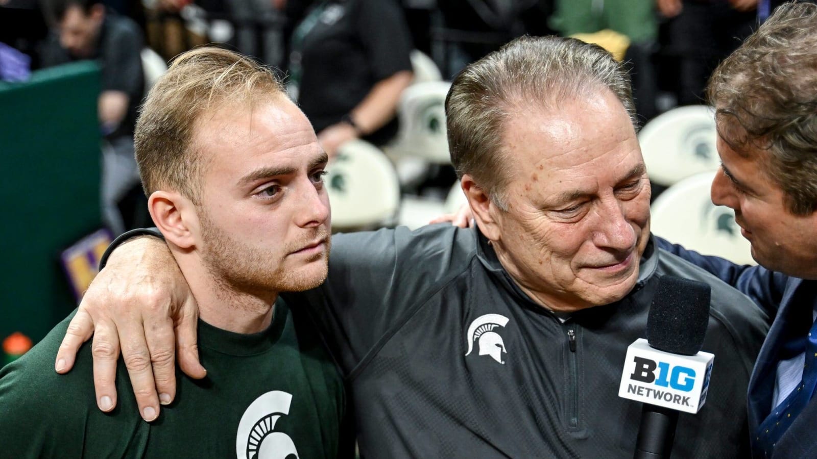 Tom Izzo, son Steven give emotional interview on senior night