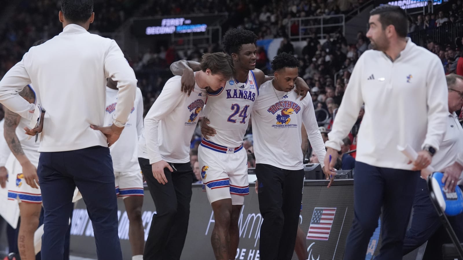 Kansas Star Suffers Heartbreaking Injury Against Arkansas