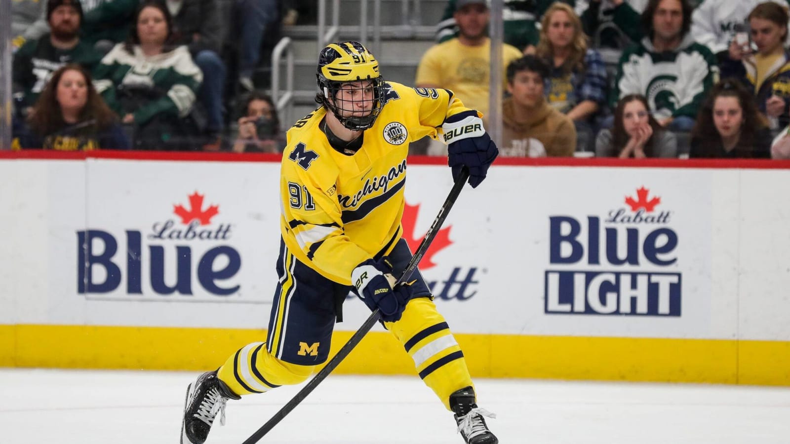 Blackhawks Prospects Frank Nazar, Oliver Moore Named Big Ten Stars of the Week