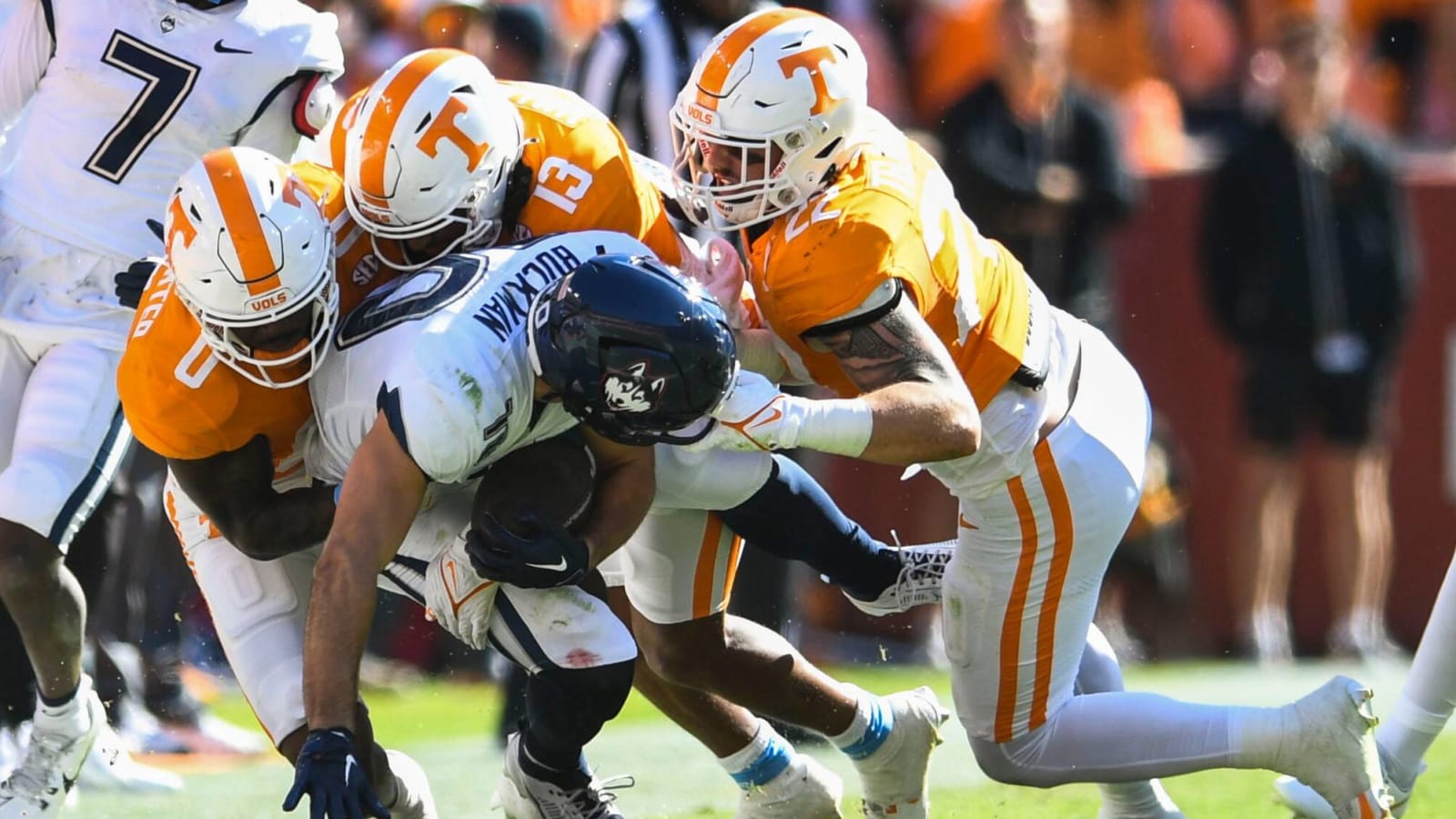 Tennessee Vols senior DB dropped a great quote about UConn talking trash in 59-3 loss to Vols