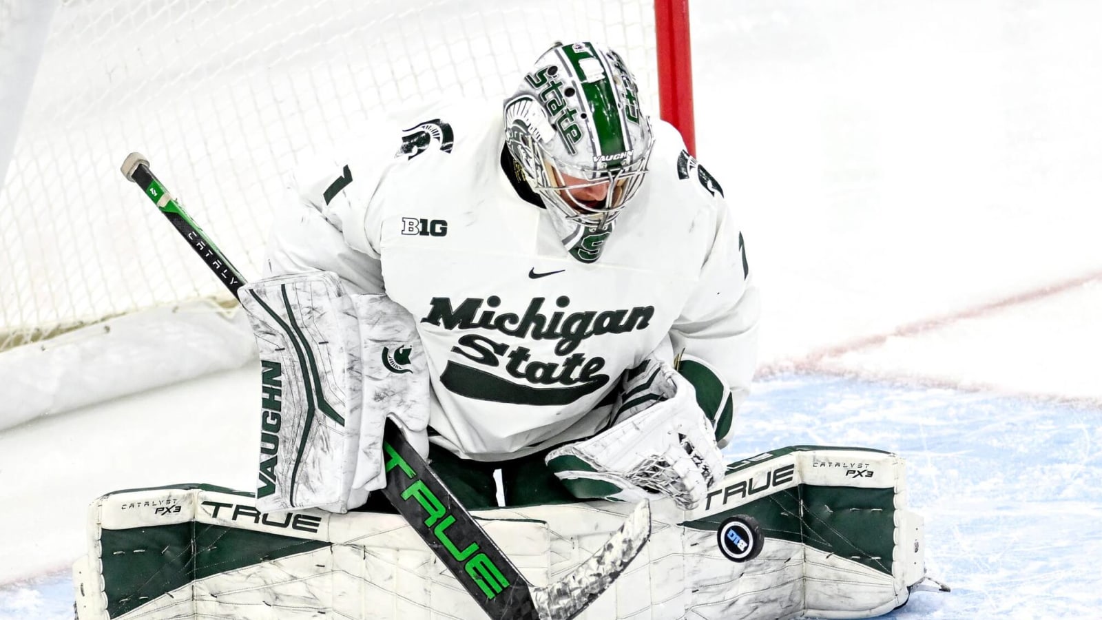 Red Wings Prospect Augustine Finalist for Big Ten Goalie of Year