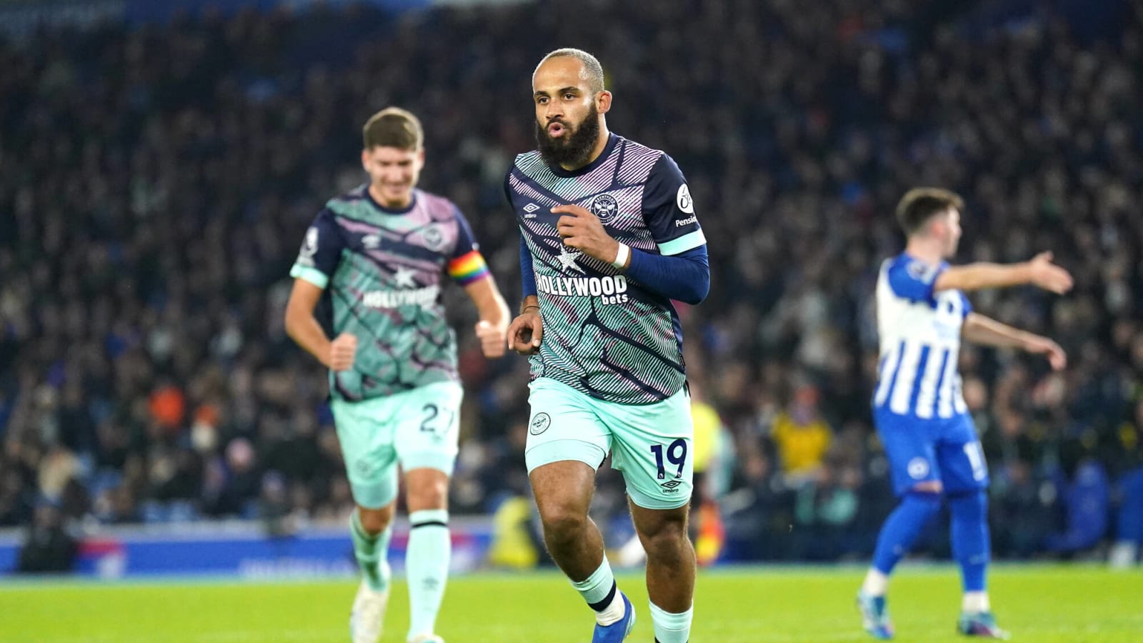 Watch: Bryan Mbeumo gives Brentford the lead before Brighton draw level moments later