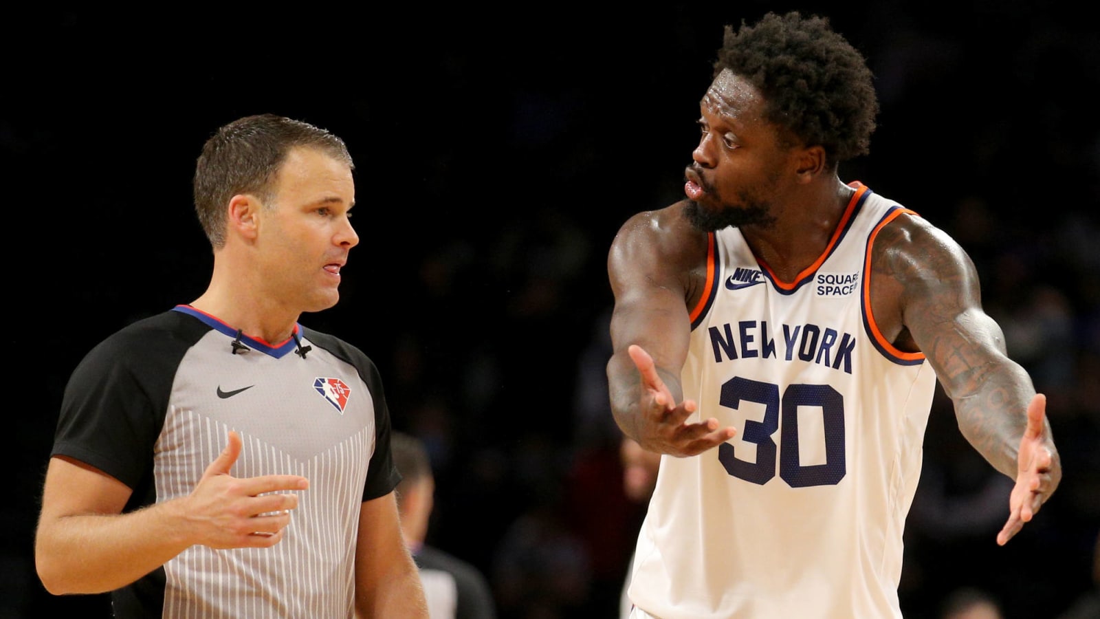 Julius Randle complains about treatment from referees