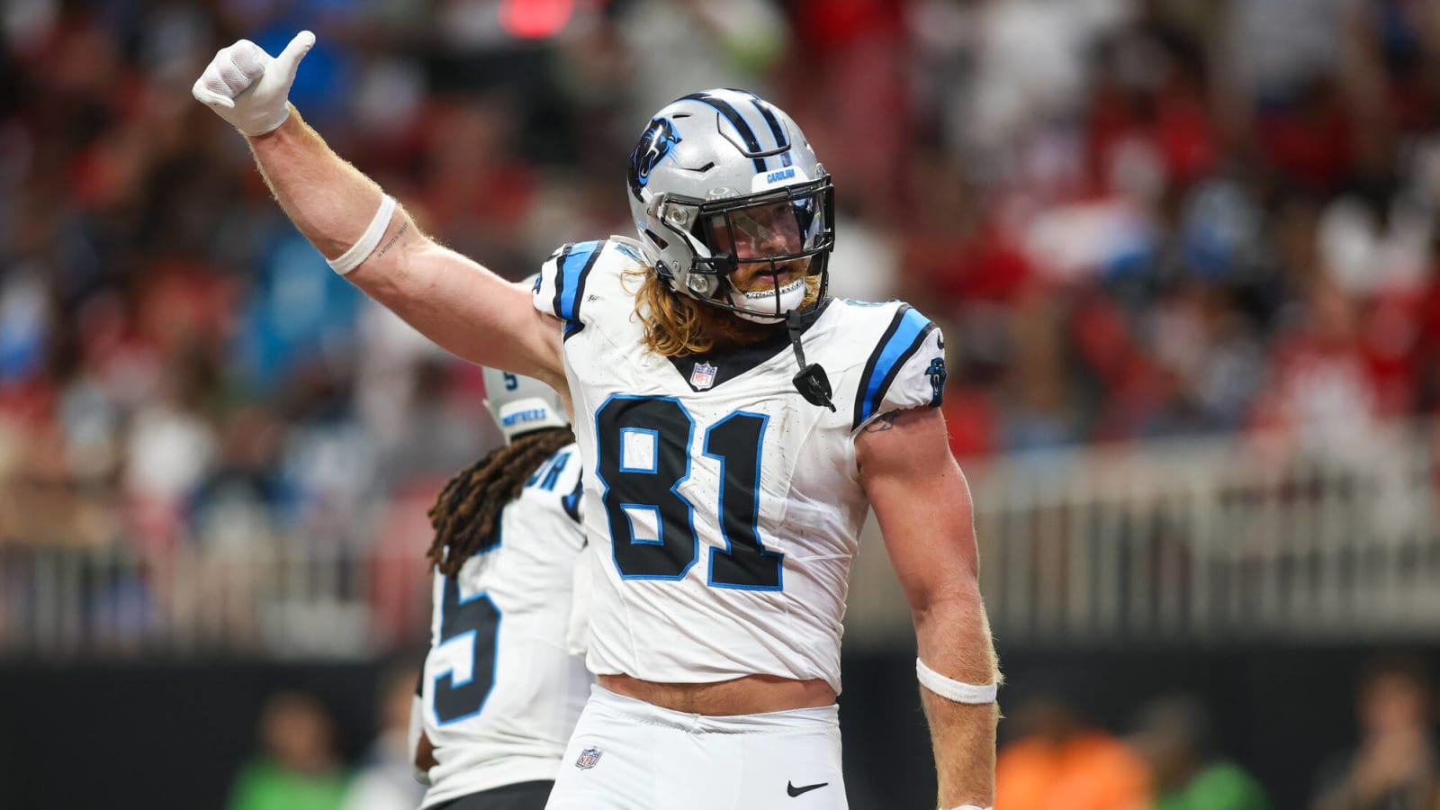 Panthers tight end addresses NFL future