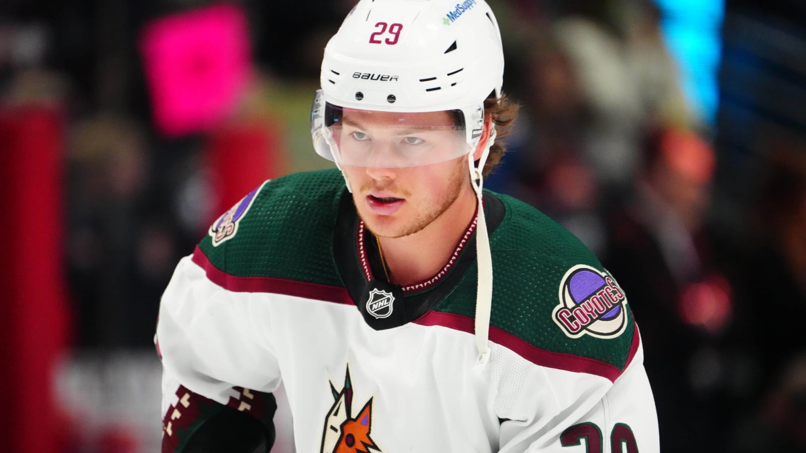 Coyotes’ Barrett Hayton reflects on return from injury: ‘It’s been a long time’