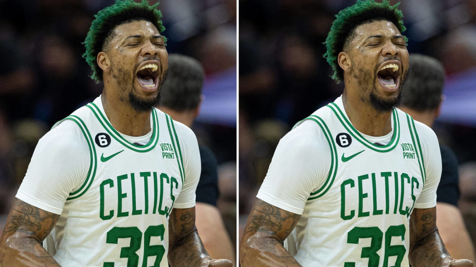 Double Vision: Celtics’ Marcus Smart competes with heart