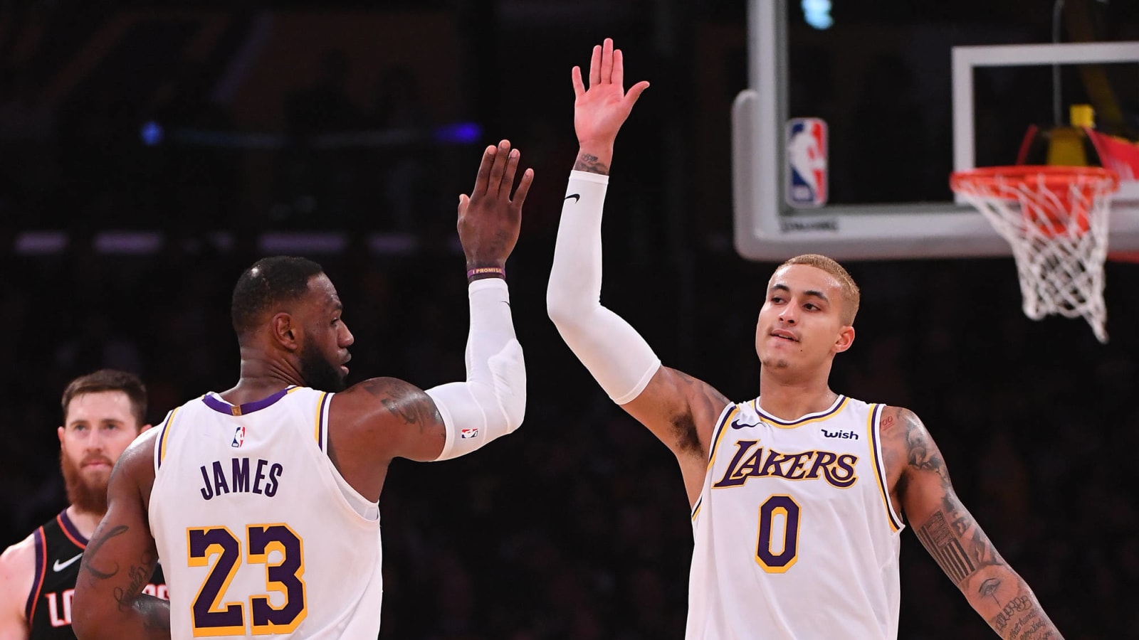 Kyle Kuzma puts crown on LeBron after win over Clippers
