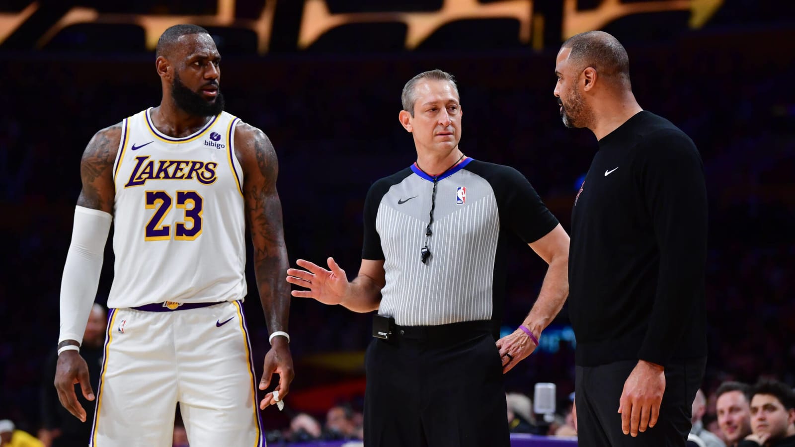 Ime Udoka ejected after confrontation with LeBron James