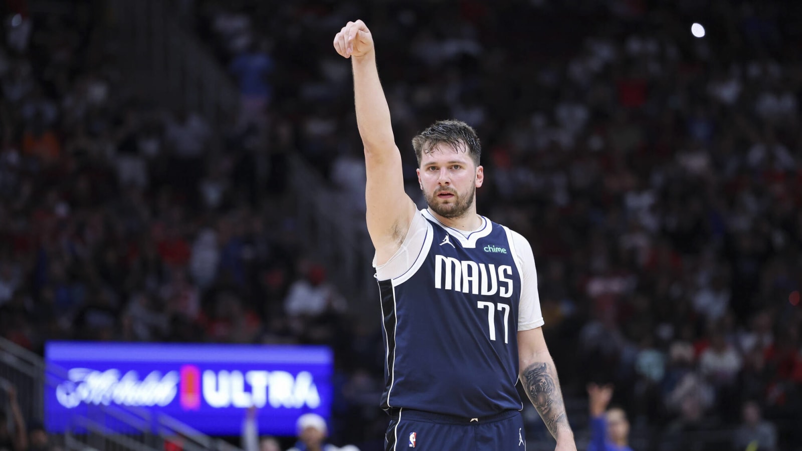 Dallas Mavericks’ Luka Doncic Has Hilarious Explanation For Bonkers HORSE Shot vs. Houston Rockets