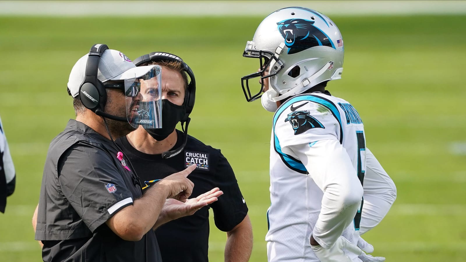 Panthers' Rhule 'disappointed' by Bridgewater criticisms