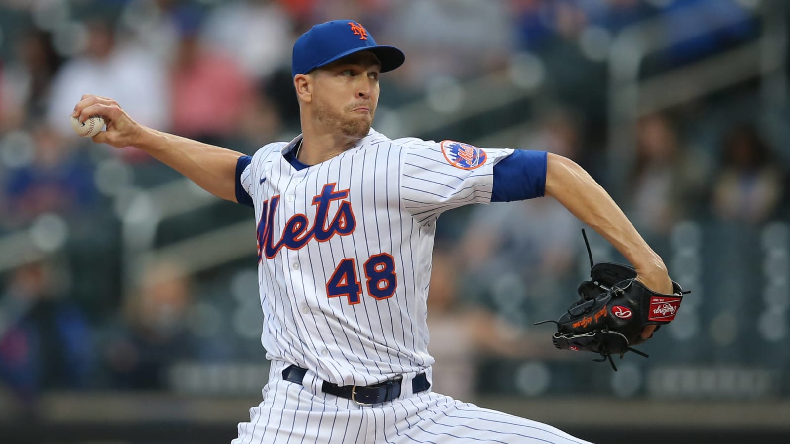 New York Mets' Jacob deGrom scratched with right lat inflammation