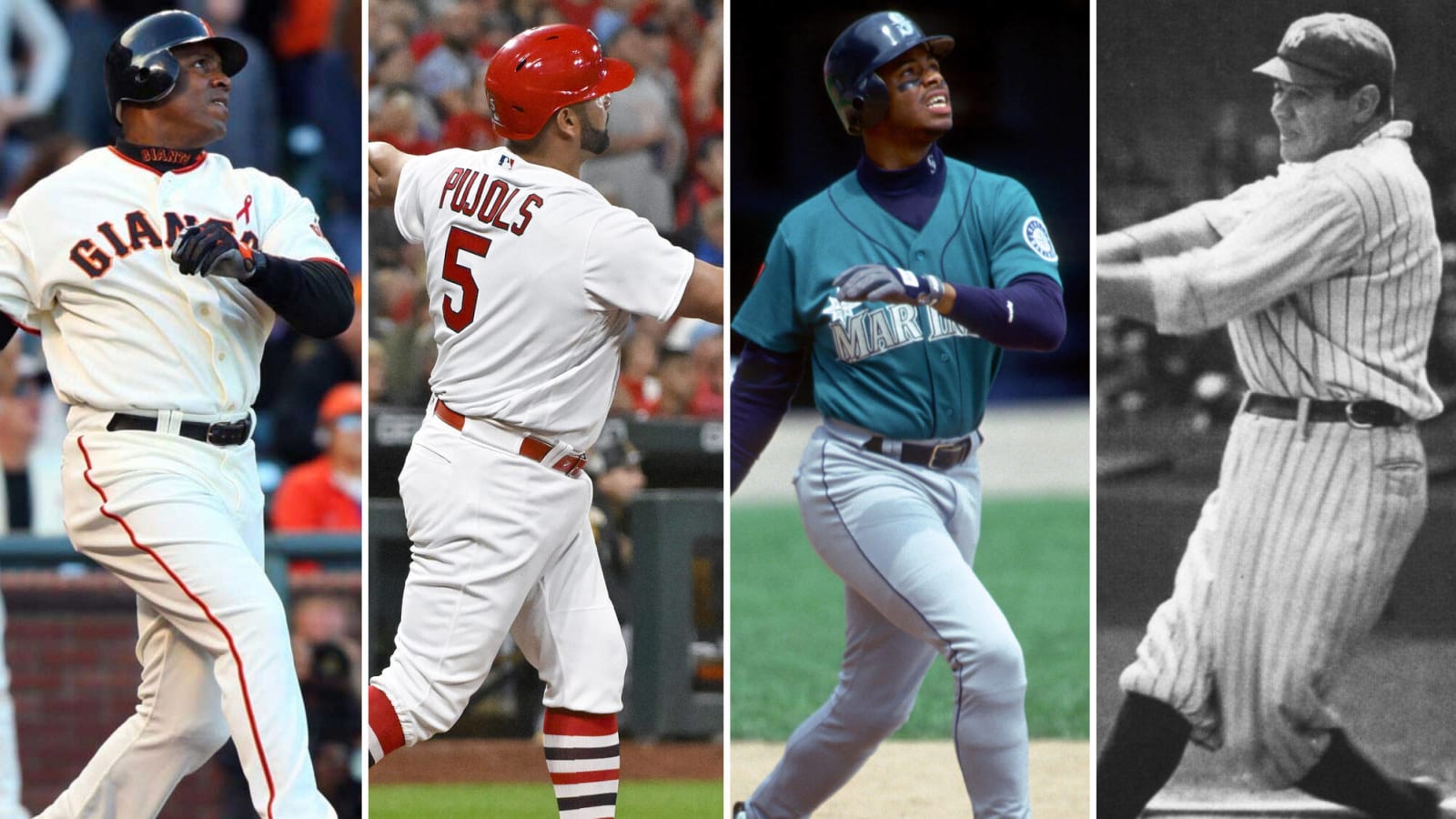 Which MLB legends are in the 500 home run club?
