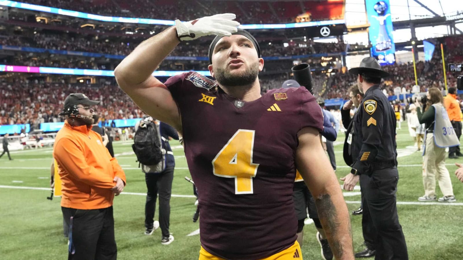 ASU Cam Skattebo sued by former teammate over injuries caused by a golf cart incident