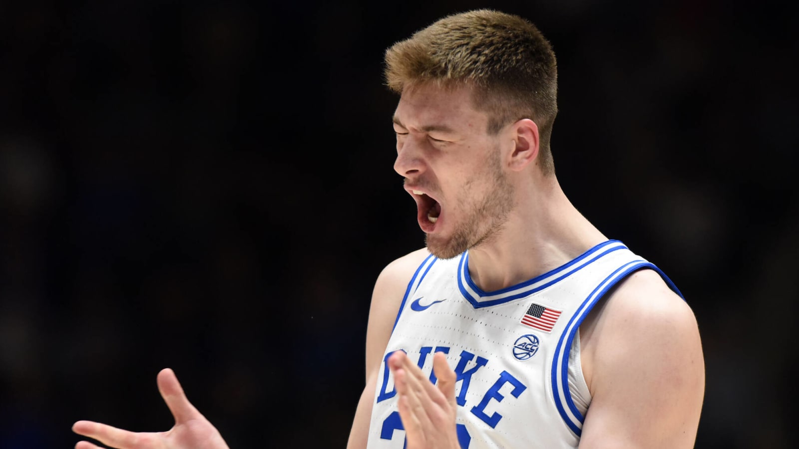 Watch: Duke star blatantly trips North Carolina player