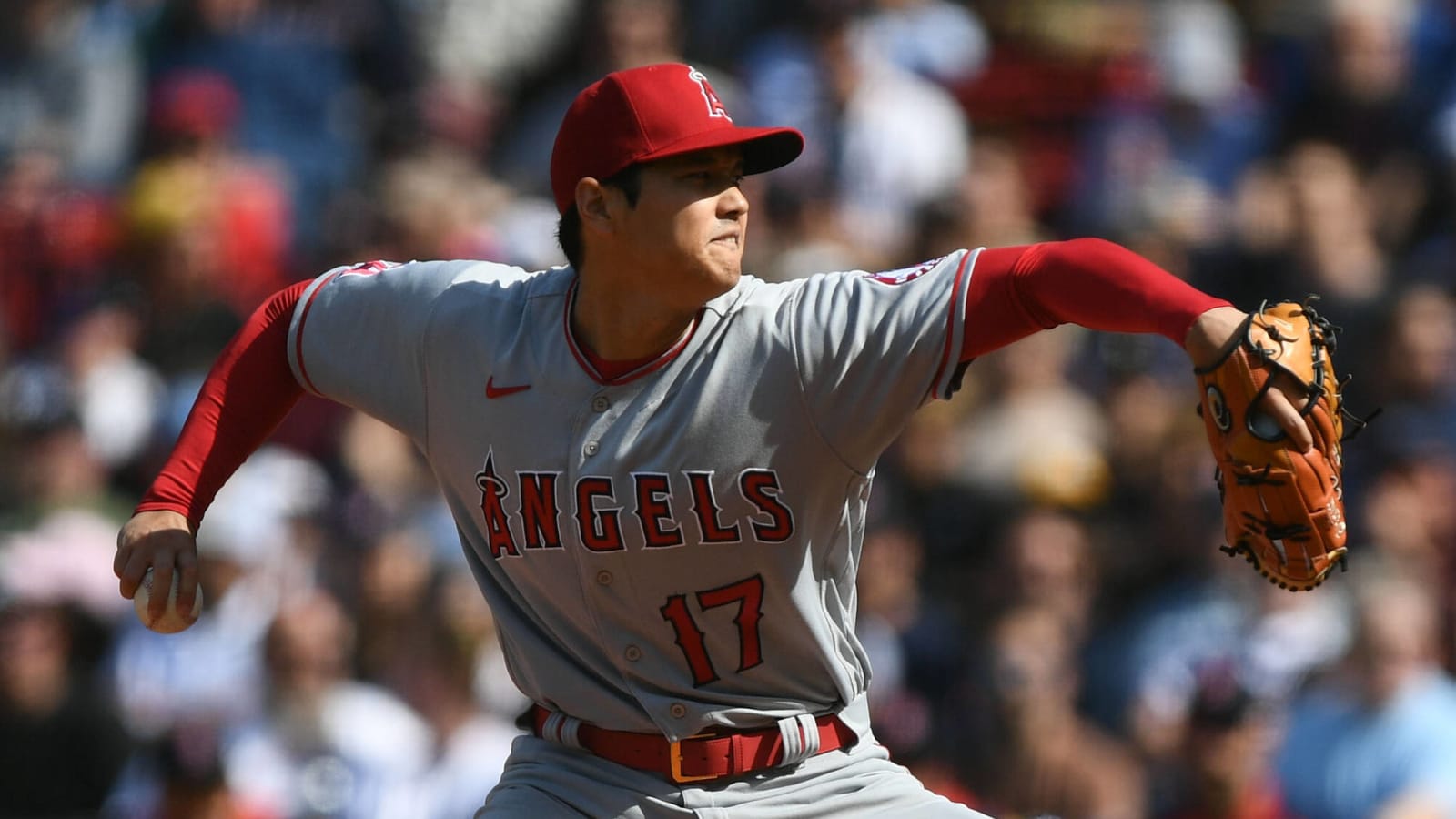 Ohtani strikes out 11, records two hits in 8-0 win over Red Sox